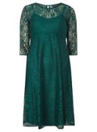 Dorothy Perkins Green Lace Midi Dress