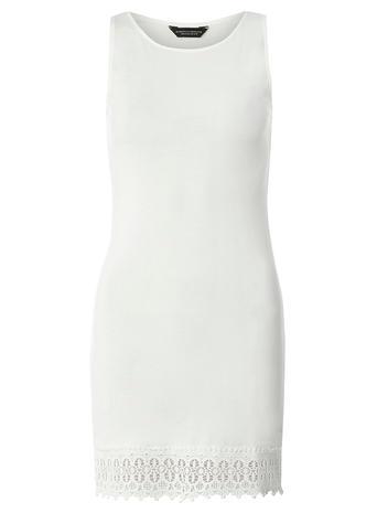 Dorothy Perkins White Lace Trim Tunic