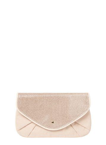 Dorothy Perkins Gold Shimmer Stud Clutch Bag