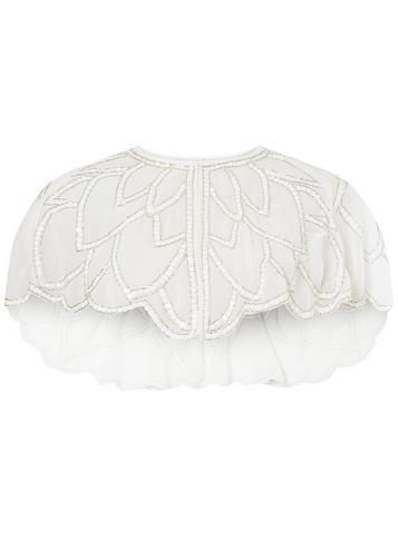 Dorothy Perkins Ivory Beaded Leap Capelet