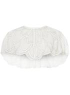 Dorothy Perkins Ivory Beaded Leap Capelet
