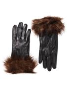 Dorothy Perkins Black Faux Fur Cuff Gloves