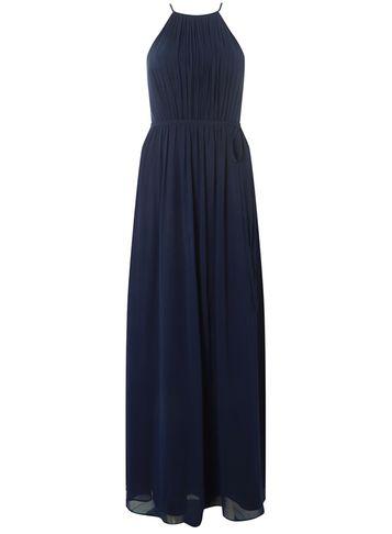 Dorothy Perkins *showcase Bridesmaids Navy 'amelia' Maxi Dress