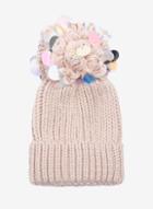 Dorothy Perkins Pink Sequin Pom Beanie Hat