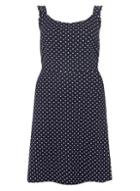 Dorothy Perkins Dp Curve Navy And Ivory Spotted Sundress