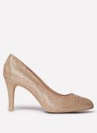 Dorothy Perkins Wide Fit Gold Dallas Court Shoes