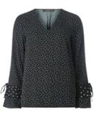 Dorothy Perkins *vero Moda Black Tie Sleeve Blouse