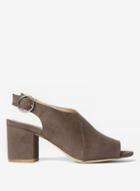 Dorothy Perkins Grey 'savoy' Heeled Sandals