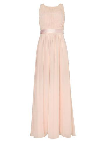 Dorothy Perkins *showcase Petite Blush 'natalie' Maxi Dress