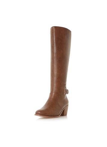 Dorothy Perkins *tan Talum Heeled Boot