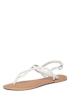 Dorothy Perkins White 'frances' Leather Sandals
