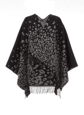 *quiz Multi Colour Leopard Print Cape