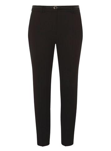 Dorothy Perkins Black Belted Slim Leg Trousers