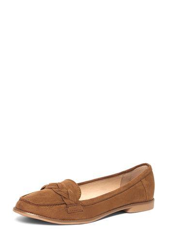 Dorothy Perkins Tan 'liana' Plaited Loafers