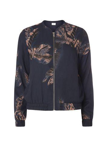 Dorothy Perkins *vila Feather Print Bomber Jacket