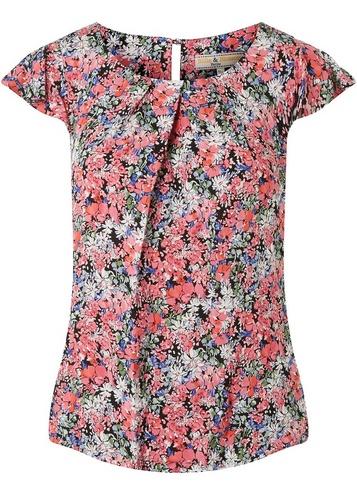 Dorothy Perkins *billie & Blossum Petite Pink Floral Print Top