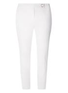 Dorothy Perkins White Circle Cotton Sateen Trousers