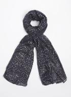 Dorothy Perkins Navy Foil Spotted Scarf