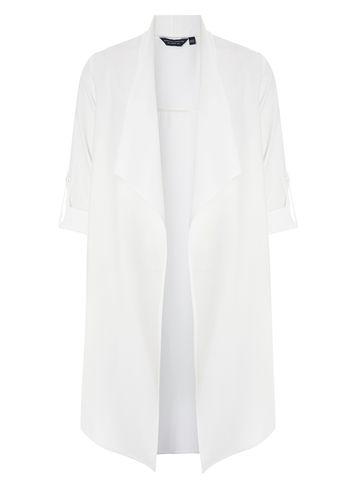 Dorothy Perkins Ivory Waterfall Duster Jacket