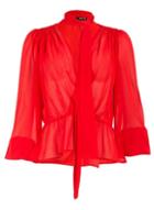 Dorothy Perkins *tfnc Red Long Sleeve Top