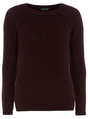 Dorothy Perkins Knitted Purple Mg Jumper