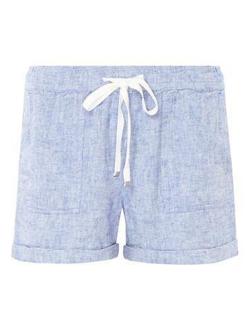 Dorothy Perkins Chambray Linen Shorts