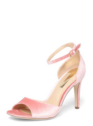 Dorothy Perkins Pink Velvet 'shay' Sandals
