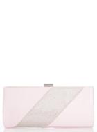 *quiz Pink Diamante Clip Bag