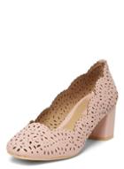Dorothy Perkins Online Exclusive 'demi' Pink Lazercut Court Shoes