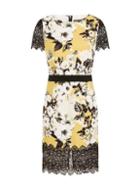 Dorothy Perkins *paper Dolls Multi Colour Floral Print Bodycon Dress