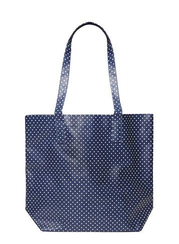 Dorothy Perkins Navy Spot Print Pvc Shopper Bag
