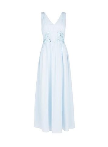 *showcase Petite Blue Natalie Maxi Dress