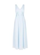 *showcase Petite Blue Natalie Maxi Dress