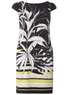 Dorothy Perkins *billie & Blossom Black Tropical Print Shift Dress