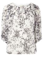 Dorothy Perkins *billie And Blossom Spring Monochrome Trim Blouse
