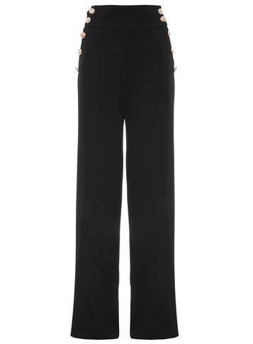 Dorothy Perkins *quiz Black Crepe Palazzo Trousers