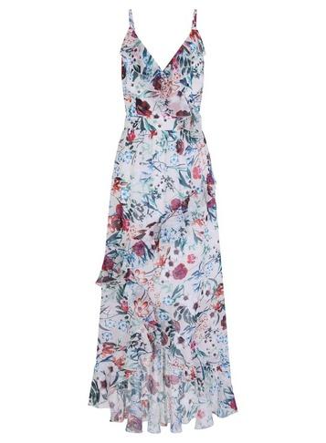 Dorothy Perkins *little Mistress Multi Colour Camisole Floral Print Maxi Dress
