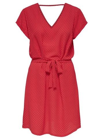 *only Red Printed Casual Dress