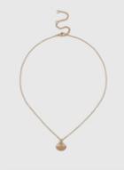 Dorothy Perkins Gold Finish Shell Necklace