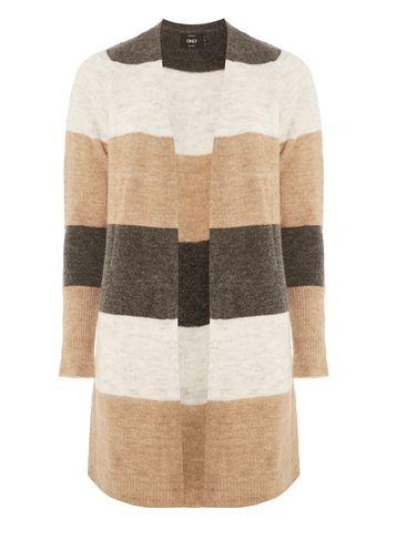 Dorothy Perkins *only Multi Coloured Striped Knit Cardigan