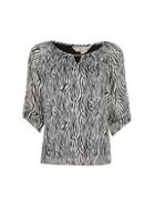 *billie & Blossom Petite Multi Colour Zebra Print Blouse
