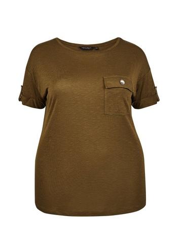 Dorothy Perkins *dp Curve Khaki Utility Top