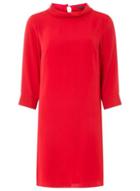 Dorothy Perkins Red Roll-neck Shift Dress
