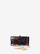 Dorothy Perkins Multicolour Sequin Box Clutch Bag