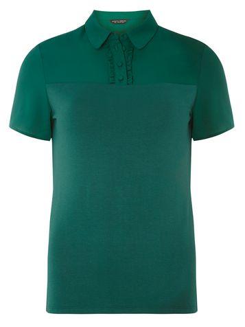 Dorothy Perkins Green Jersey Top