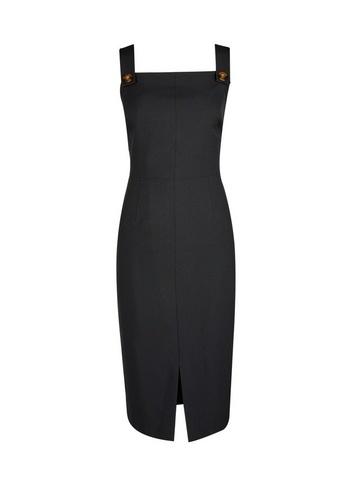 Dorothy Perkins Black Pinafore Dress