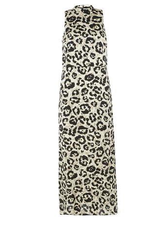 Dorothy Perkins Lime Animal Maxi Dress