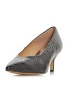 Dorothy Perkins *head Over Heels Black Amand Mid Heels Court Shoes