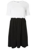 Dorothy Perkins *noisy May Black And White Mini Dress