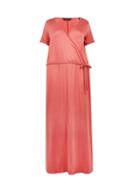Dorothy Perkins *dp Curve Pink Wrap Maxi Dress